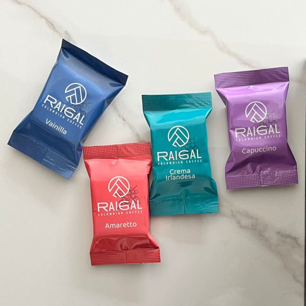 Café Saborizado Endulzado con Caña de Azúcar por 4 Und.